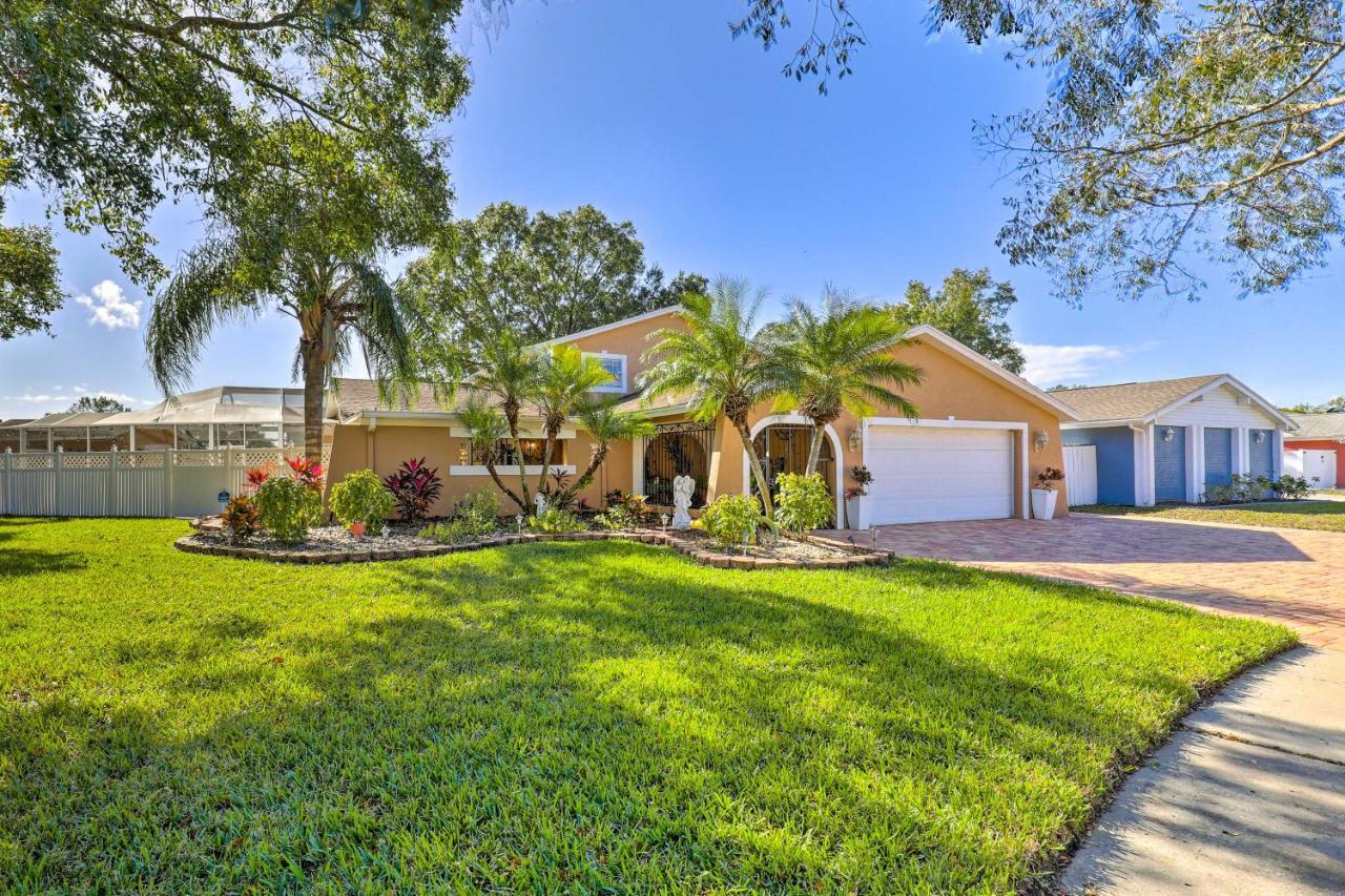 Cozy Home In Heart Of Tampa With Lanai And Pool! Exterior foto